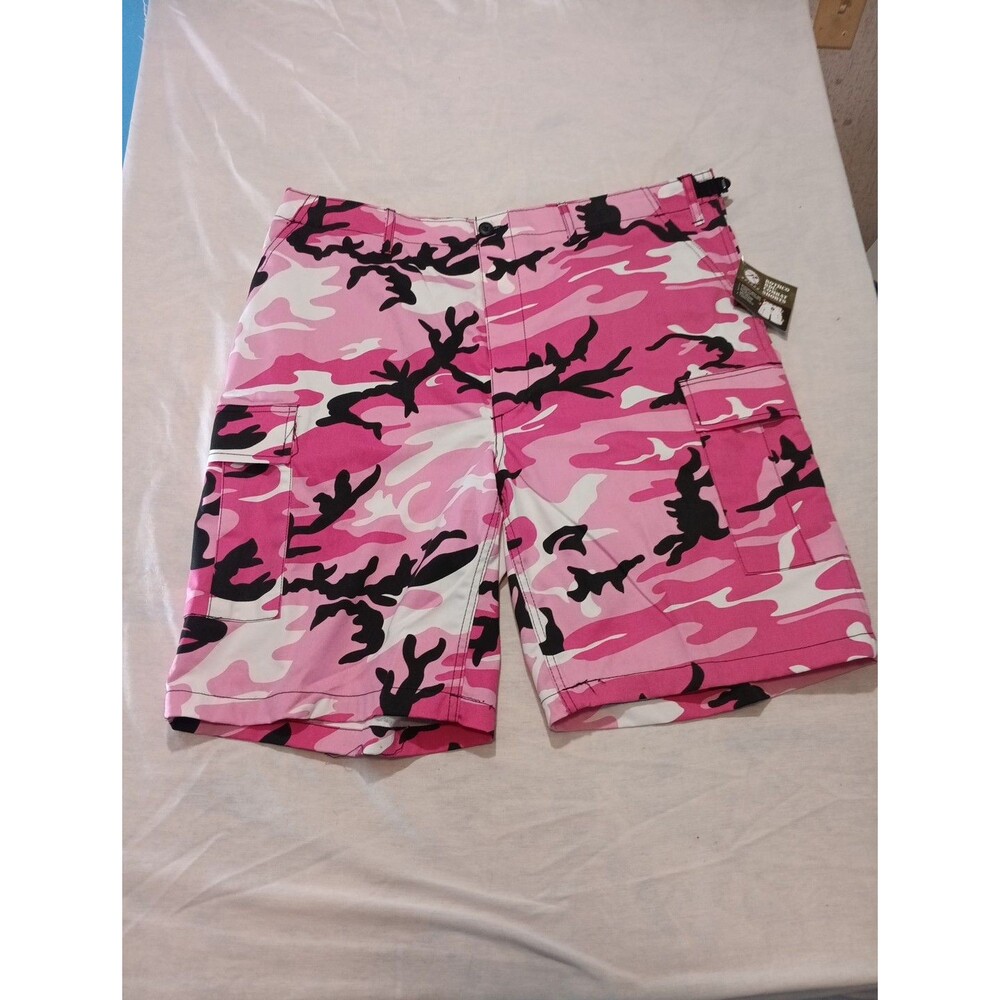 Rothco Tactical BDU Military Cargo Pink Camo Shorts Army Fatigues Uniform